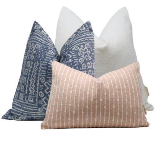 soft colour pillow combination