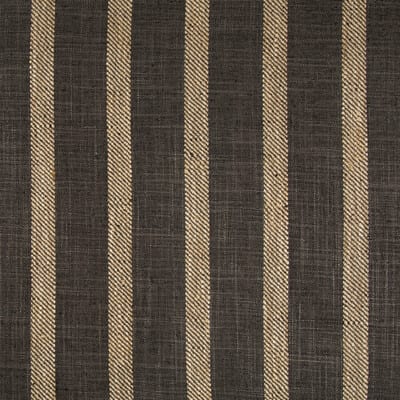 Charcoal & Oatmeal Stripe Pillow Cover
