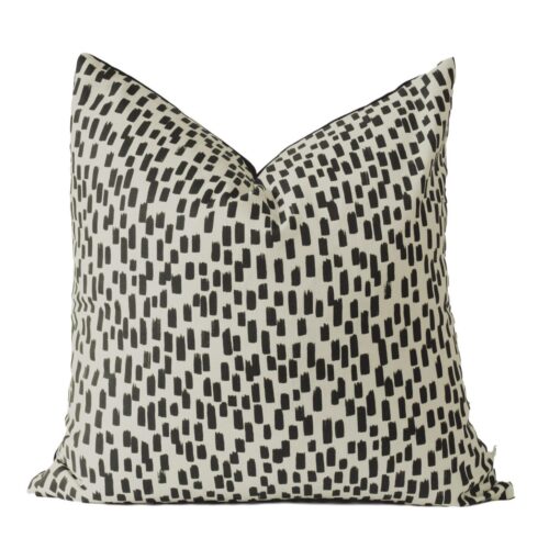 Tribal Black dots Pillow