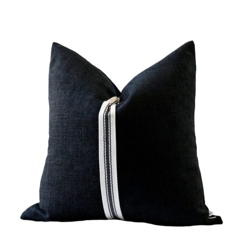 Cairn Black Stripe Pillow Cover