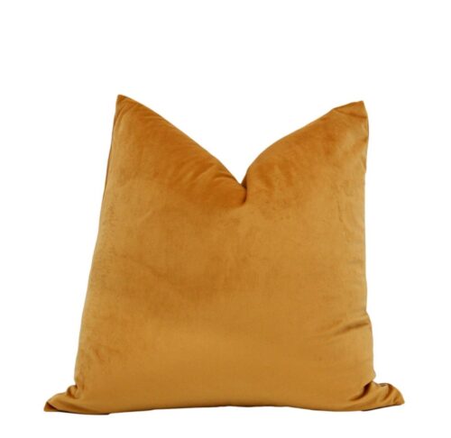 sunflower velvet pillow