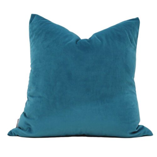 Zen Sapphire Velvet Pillow Cover