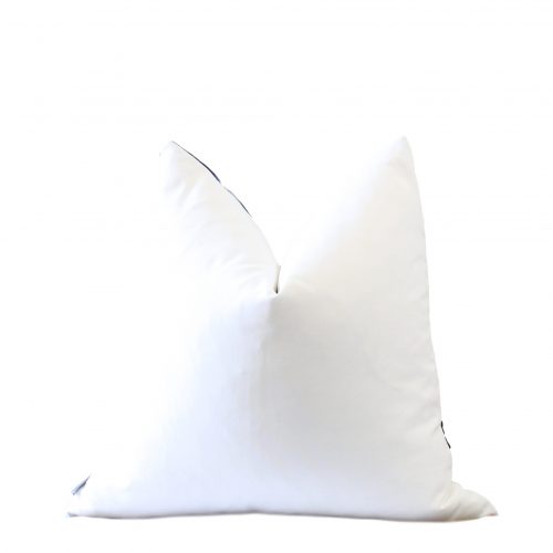 white pillow back