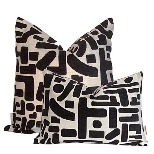 Ellis Black and cream geometric