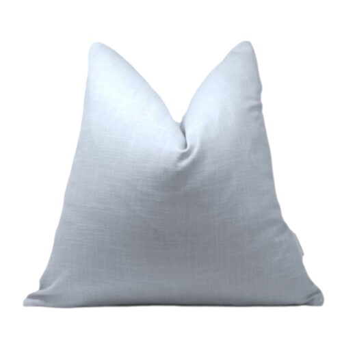 light blue Linen pillow