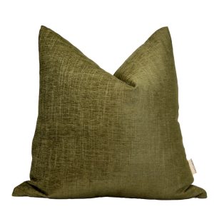 Markham Textured Loden Green Pillow Cover