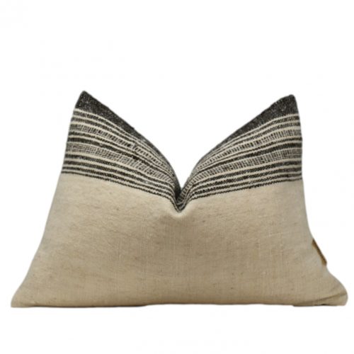 Striped Indian Wool Pillow