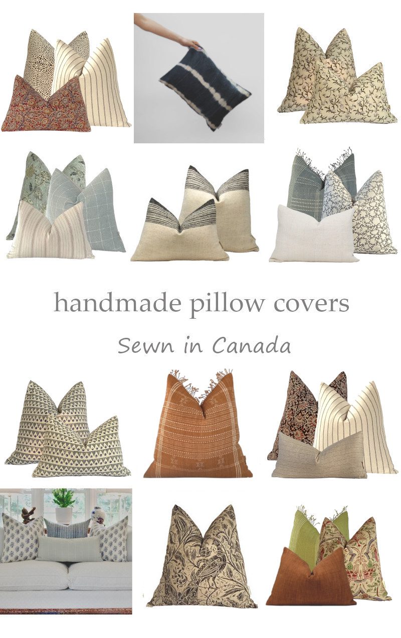handmade pillows by dwellissimo