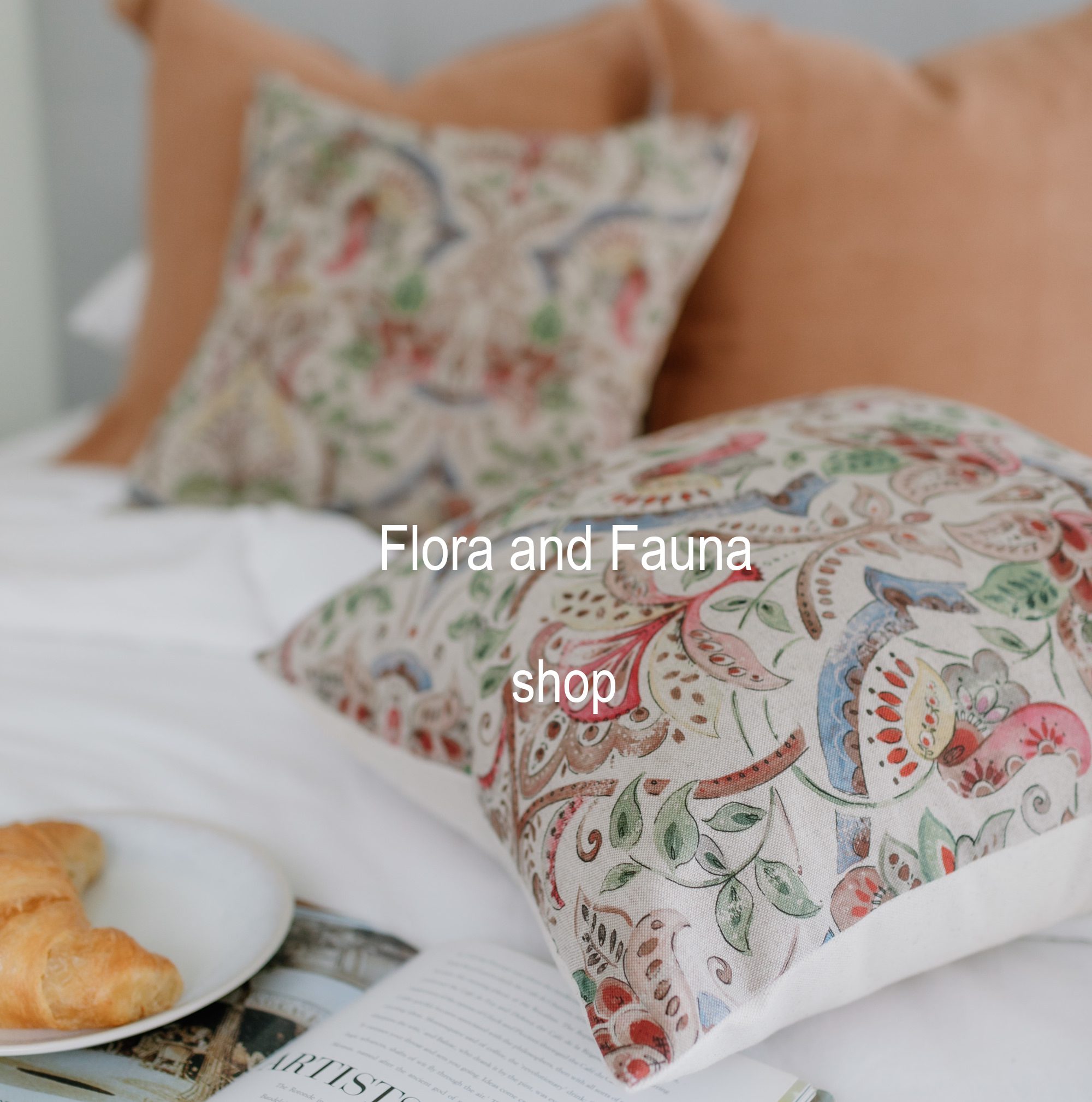 Flora and Fauna Pillows