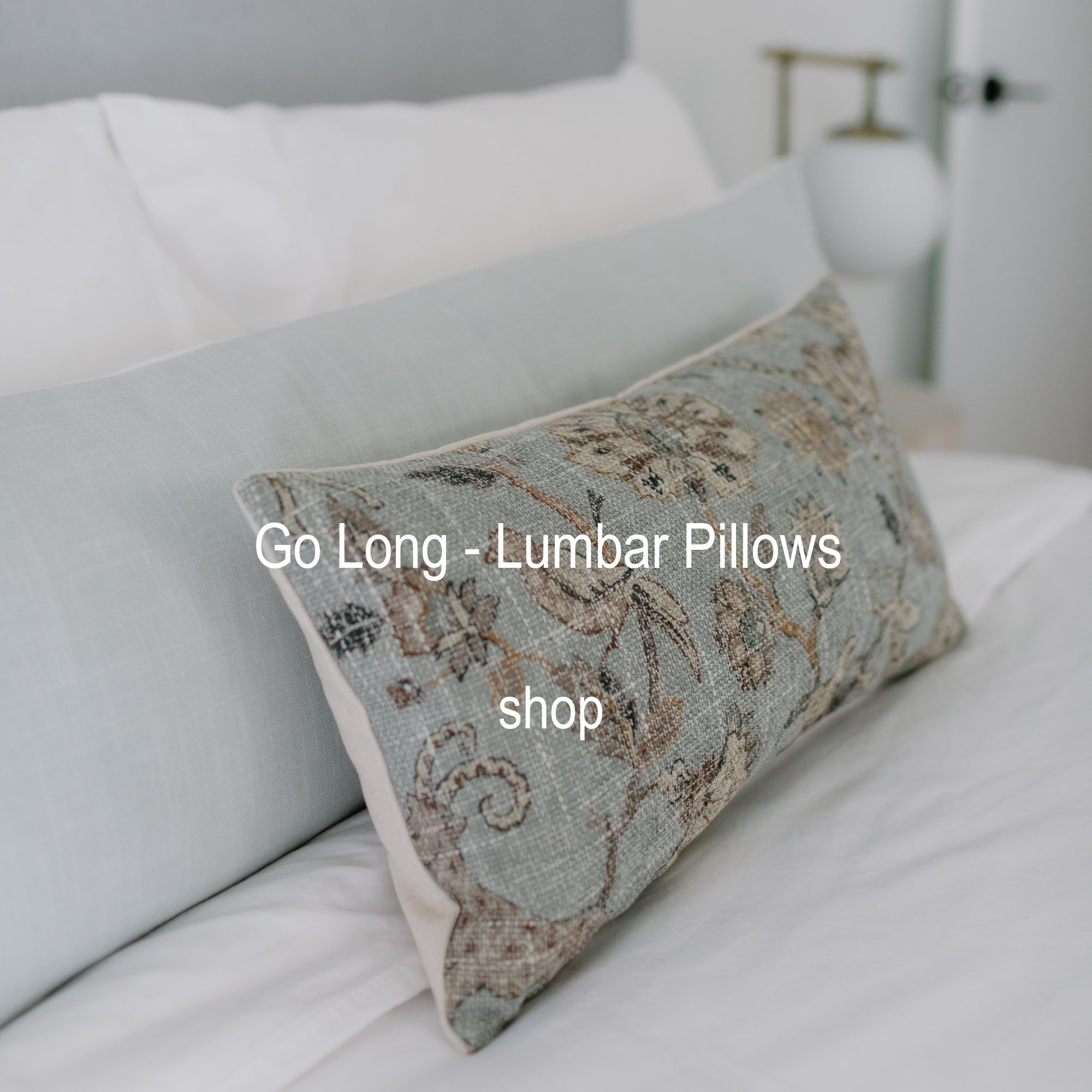 long lumbar pillows