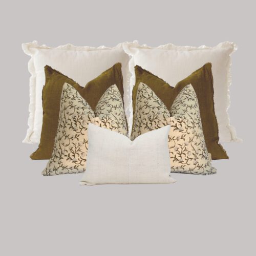 Malaga Cumin 24" Linen Pillow