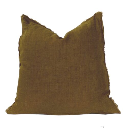 Malaga Cumin 24" Linen Pillow
