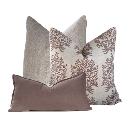 Sara Greige Tweed Throw Pillow Combination