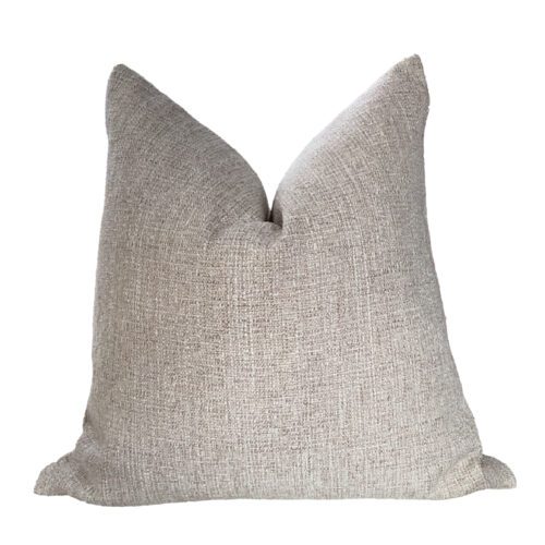 Torino Greige Textured Pillow
