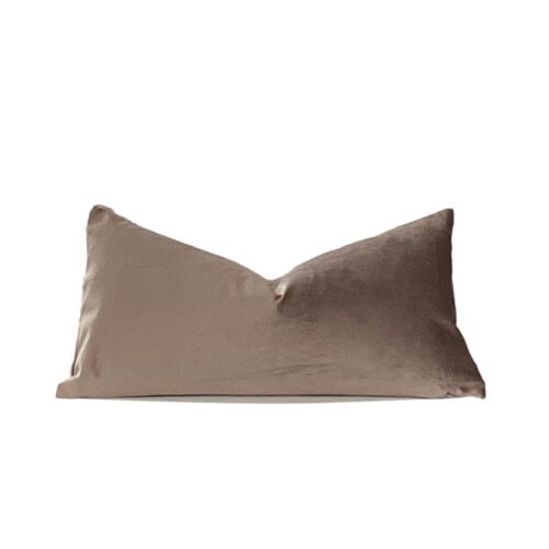 Zen | Taupe Velvet Pillow Cover