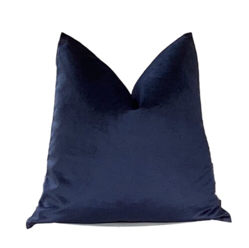 Zen | Midnight Blue Velvet Pillow Cover
