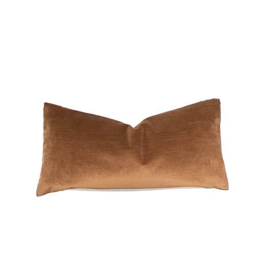 Celtic Dark Amber Textured Velvet Pillow Cover