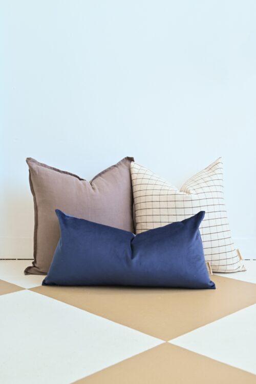 Zen | Indigo Blue Velvet Pillow Cover