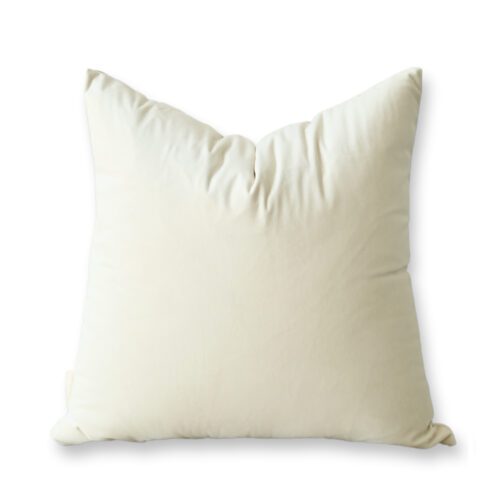 Zen | Ivory Velvet Pillow Cover